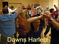 A ceilidh dance called "Dawns Harlech".