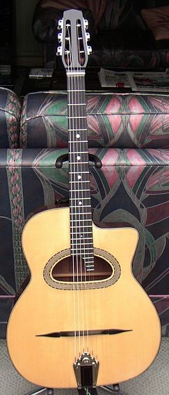 Completed Maccaferri guitar